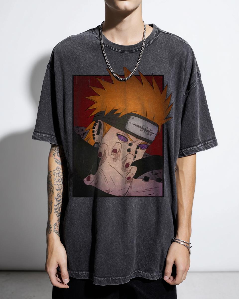The Best Villain Pain Naruto Shippuden T-Shirt - Nagato Uzumaki Anime Art Unisex