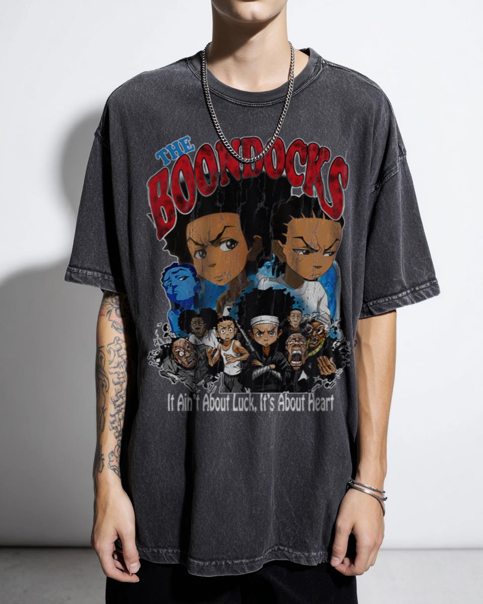 The Boondocks Cartoon TV Show T-Shirt - Riley Freeman Anime Fan Gift