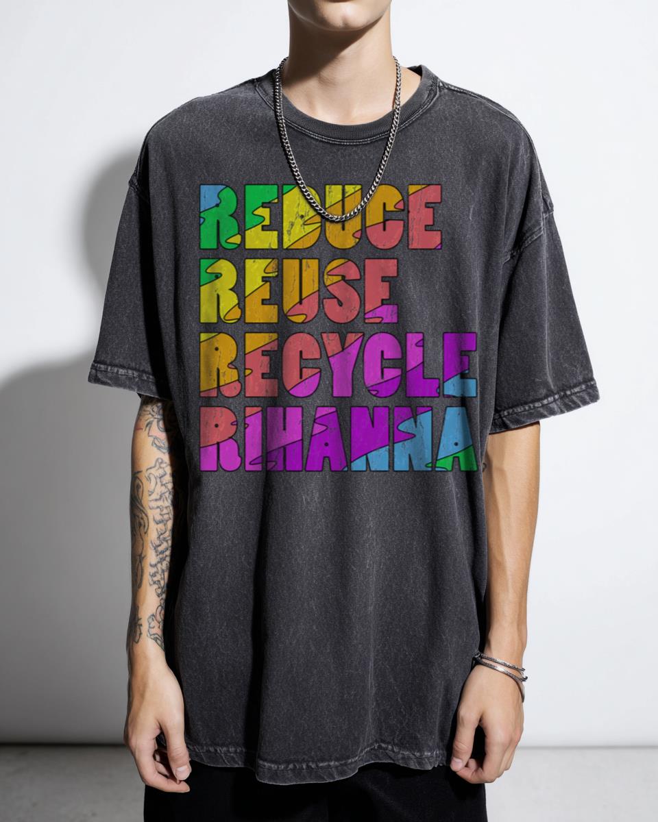 The Four R's Classic Typography T-Shirt - Sustainable Living Eco-Friendly Tee Unisex