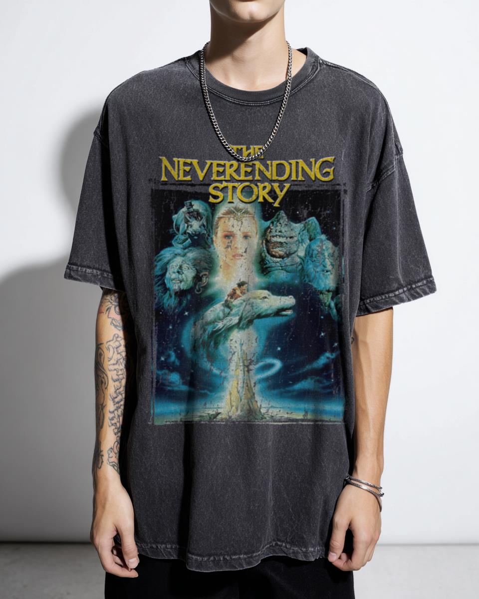 The Neverending Story T-Shirt | Falcor 80s Fantasy Movie Tee