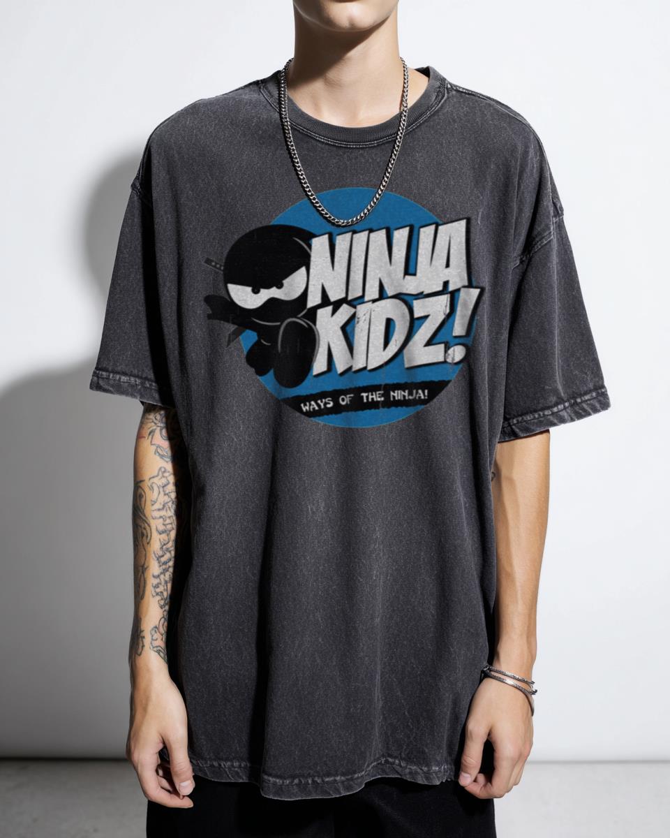The Ninja Kidz TV Cartoon Graphic T-Shirt - Kids Martial Arts Fan Boys & Girls