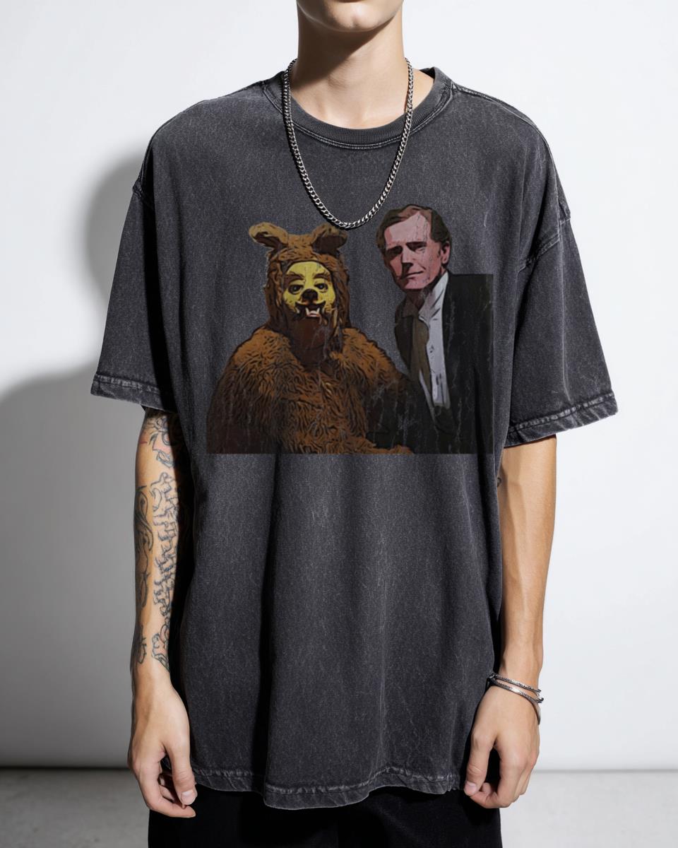The Shining Bear Costume Man 80s Horror Movie Tee