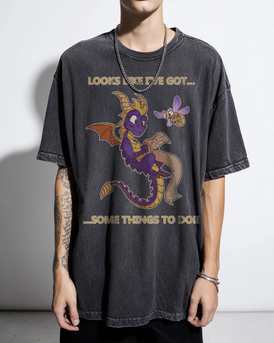 Things to do! Spyro the Dragon Cute Gaming T-Shirt - Playstation Video Game Fan Tee