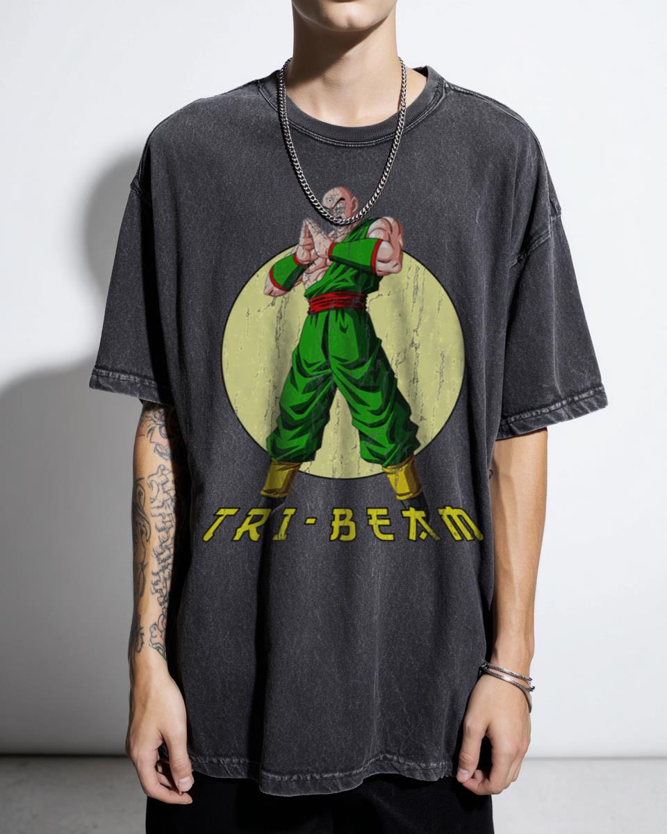 Tien Shinhan Tri-Beam Dragon Ball Z Anime T-Shirt - DBZ Manga Fan Gift