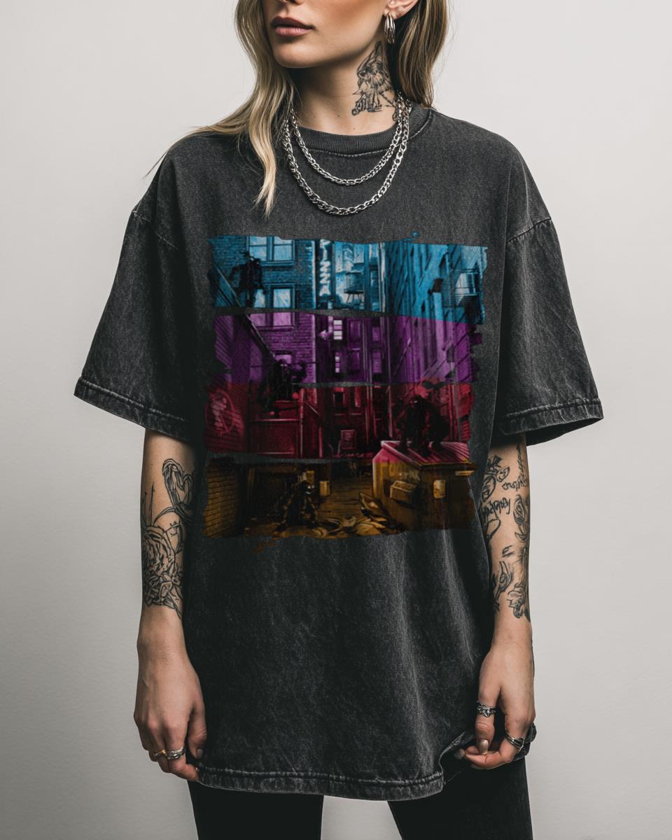 TMNT Anchovy Alley 80s Cartoon T-Shirt | Ninja Turtles Comic Tee