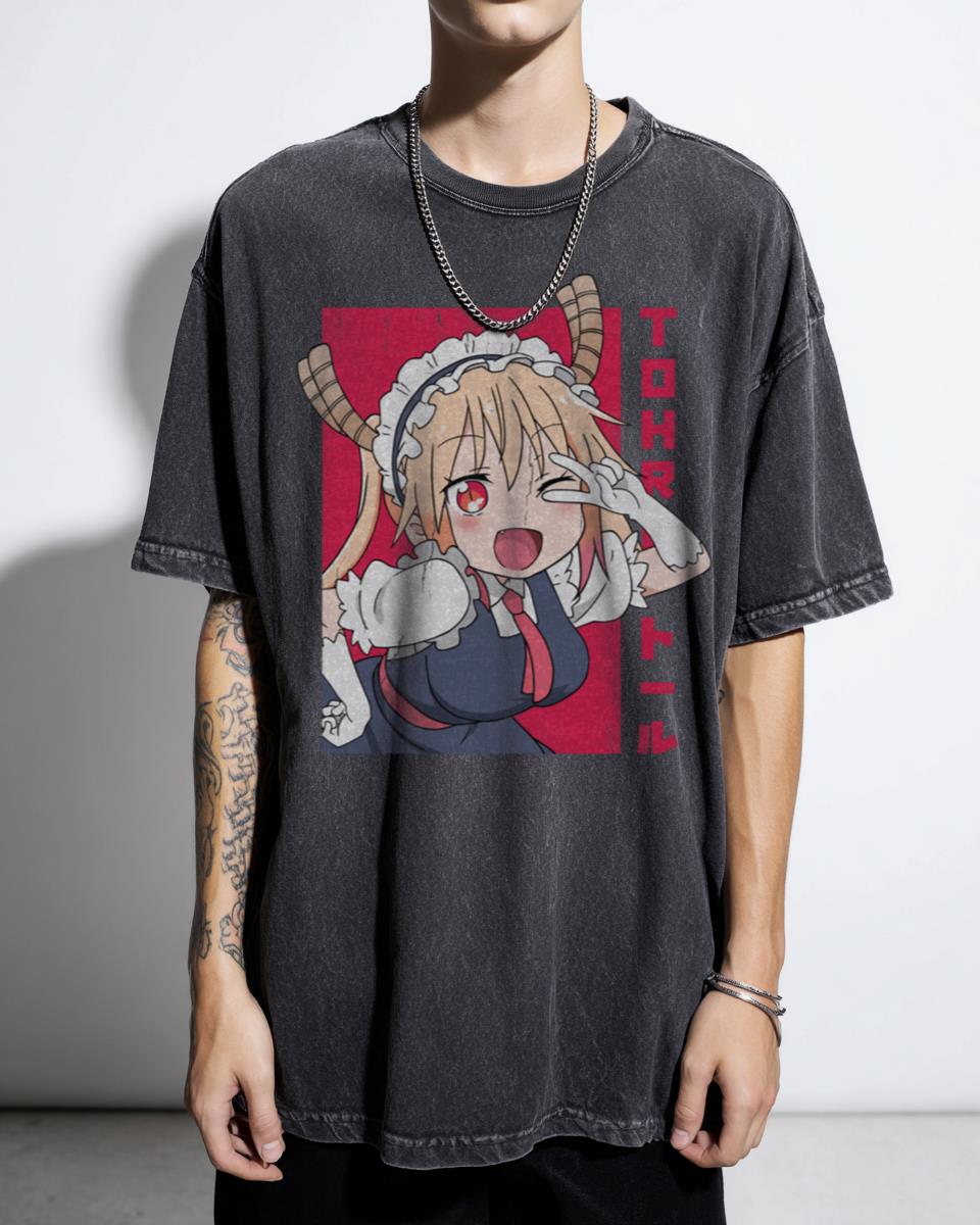 Tohru Miss Kobayashi's Dragon Maid Cute Anime T-Shirt - Fantasy Comedy Manga Unisex