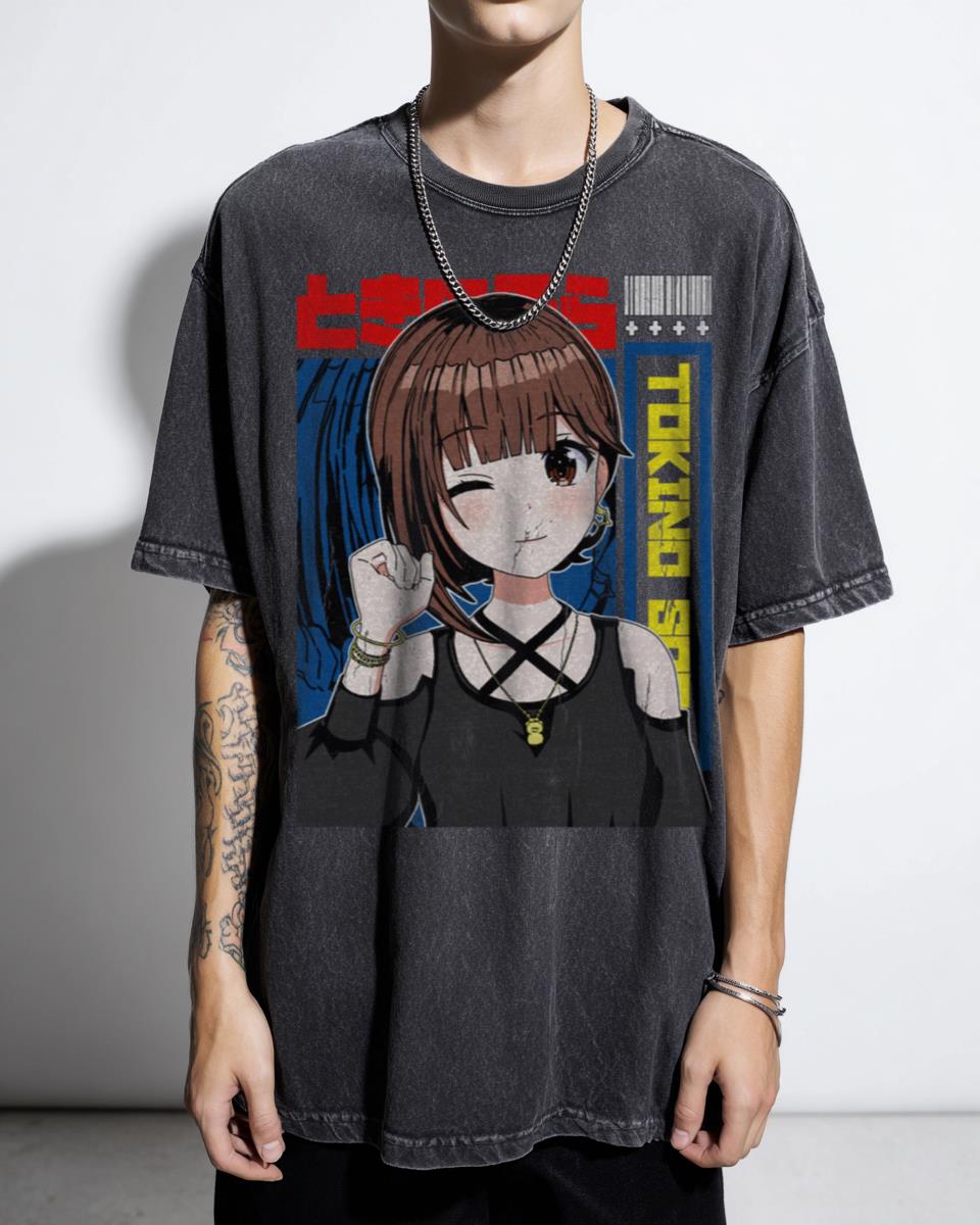 Tokino Sora Short Hair Hololive VTuber Anime T-Shirt - Virtual Youtuber Fan Apparel Unisex