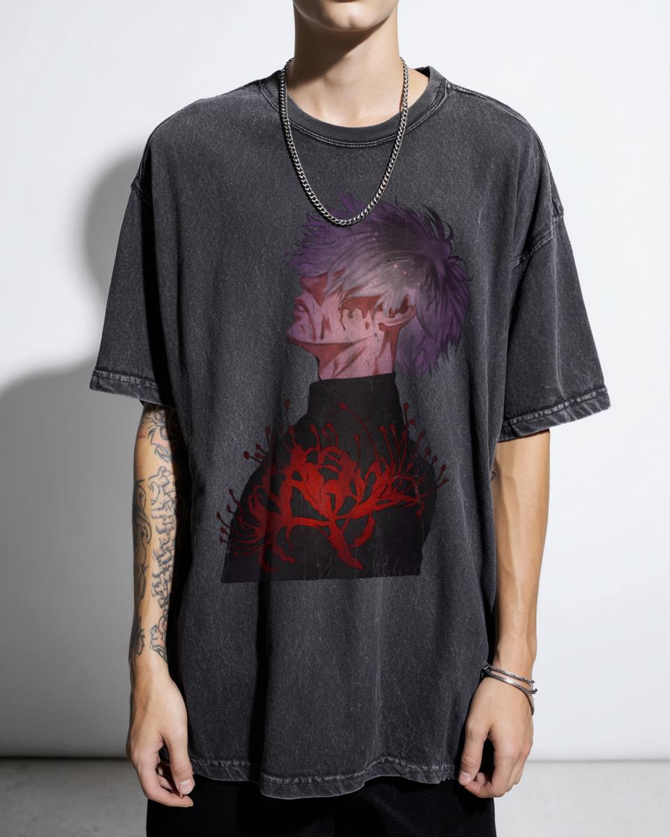 Tokyo Ghoul Kaneki Ken Black Reaper Doodle Anime T-Shirt - Manga Style Fan Apparel