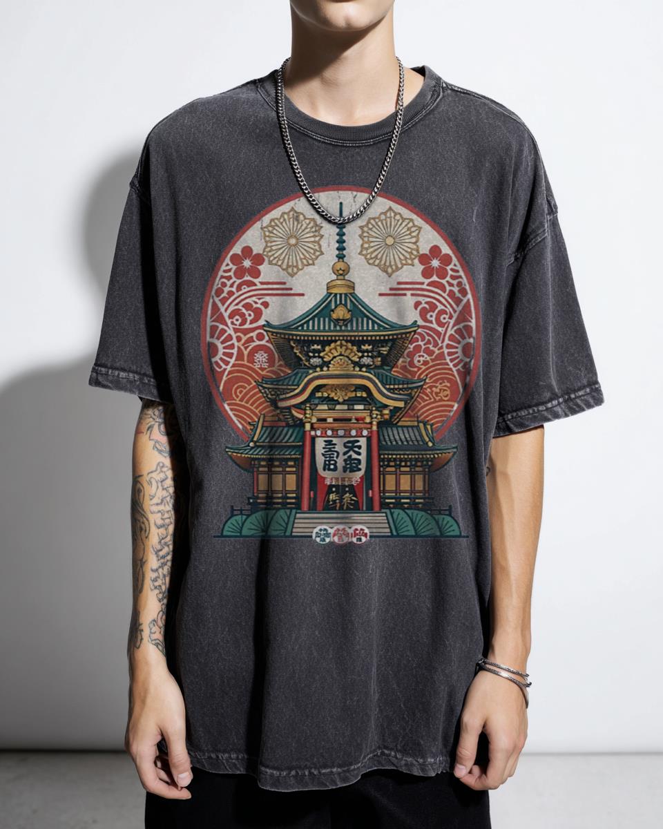 Tokyo Kanda Matsuri Festival Retro Japanese Aesthetic T-Shirt - Vintage Anime Culture Unisex