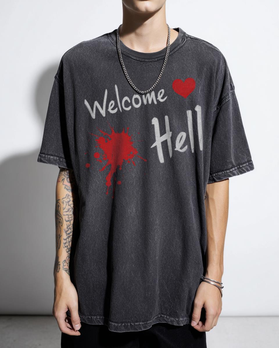 Touhou Project Hecatia Lapislazuli 'Welcome Hell' Anime T-Shirt - Videogame Fan Unisex