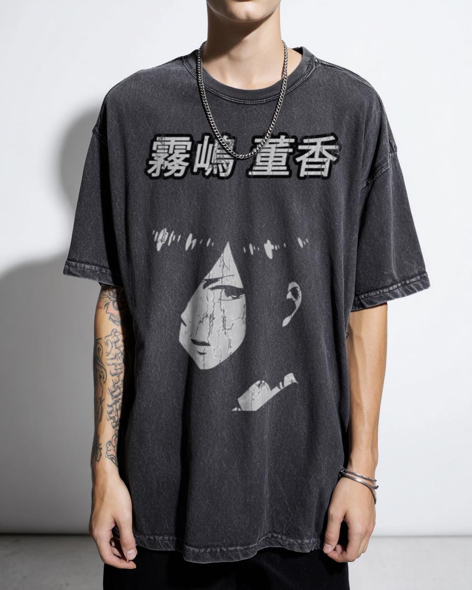 Touka Kirishima Tokyo Ghoul Anime T-Shirt - Japanese Kanji Manga Fan Art Tee