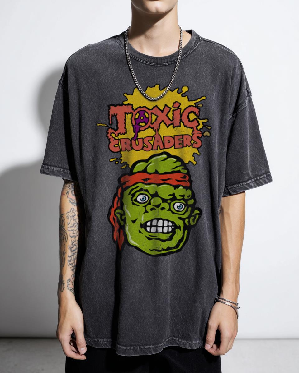 Toxie Toxic Avenger 90s Cartoon T-Shirt - Toxic Crusaders Retro Movie Fan Unisex