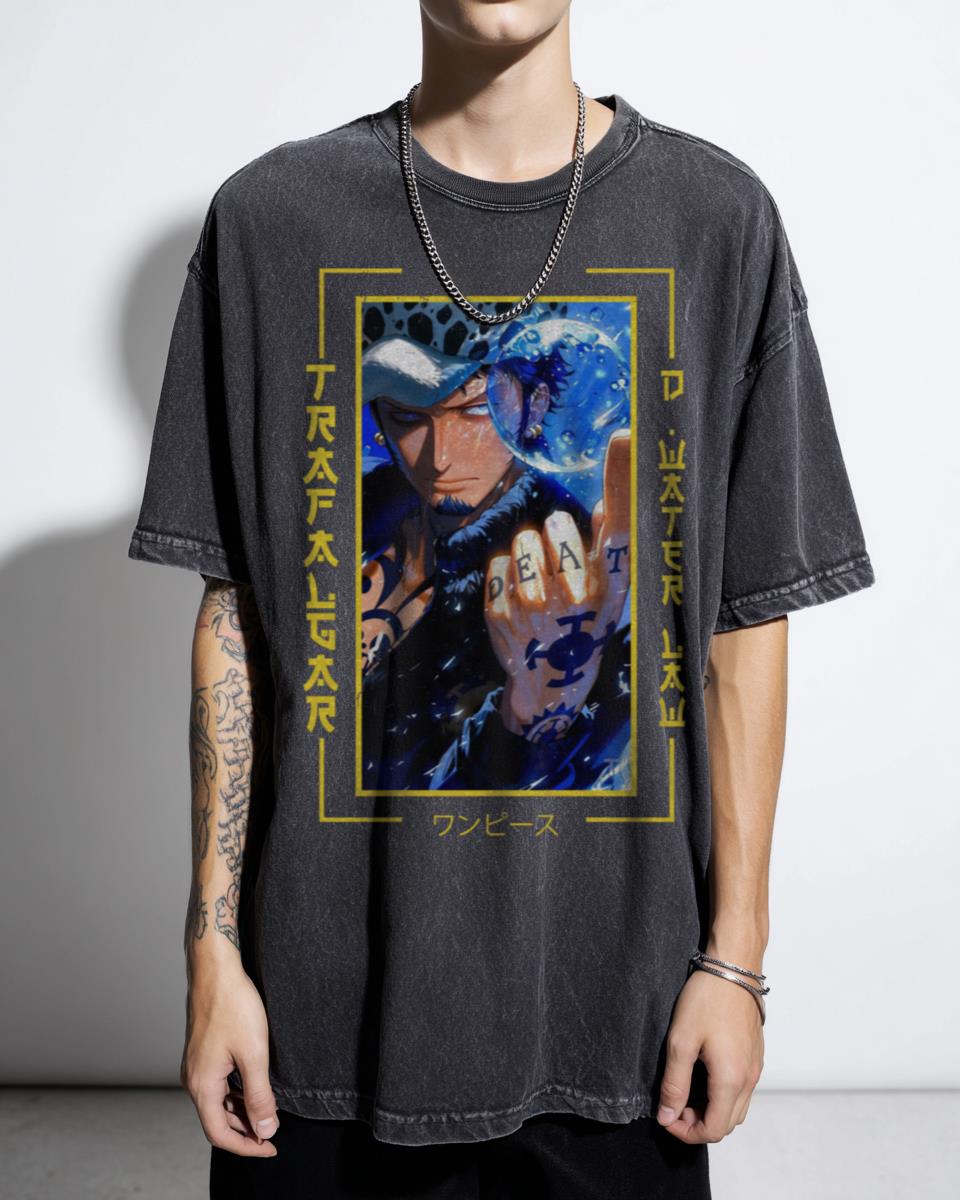 Trafalgar Law One Piece Anime Manga T-Shirt - Heart Pirates Surgeon of Death Tee