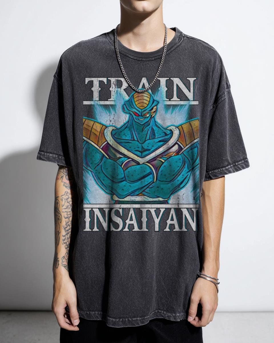 Train Insaiyan Burter Dragon Ball Z T-Shirt - Anime Fitness Gym Super Saiyan Unisex
