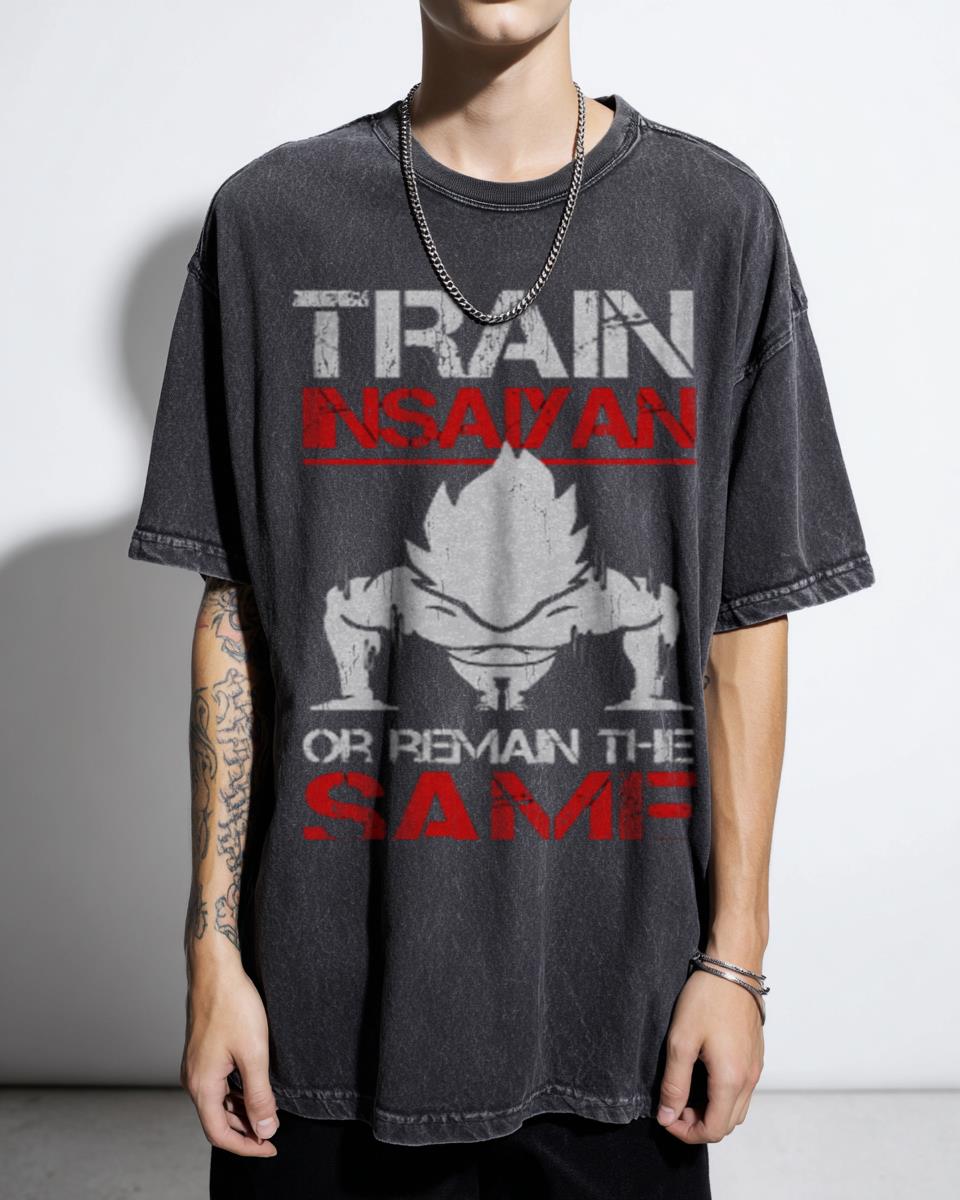 Train Insaiyan Dragon Ball Z Funny Gym Workout T-Shirt