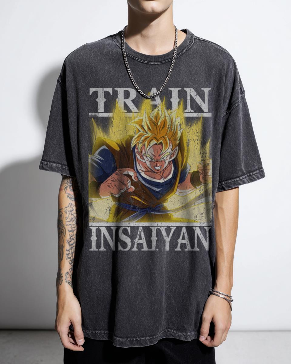 Train Insaiyan Future Gohan Super Saiyan DBZ Gym Tee