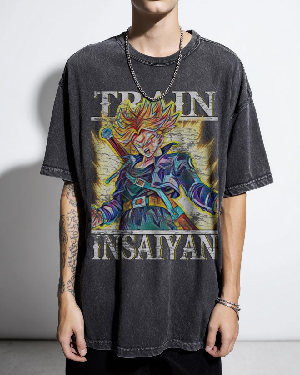 Train Insaiyan Future Trunks Super Saiyan DBZ Gym Tee