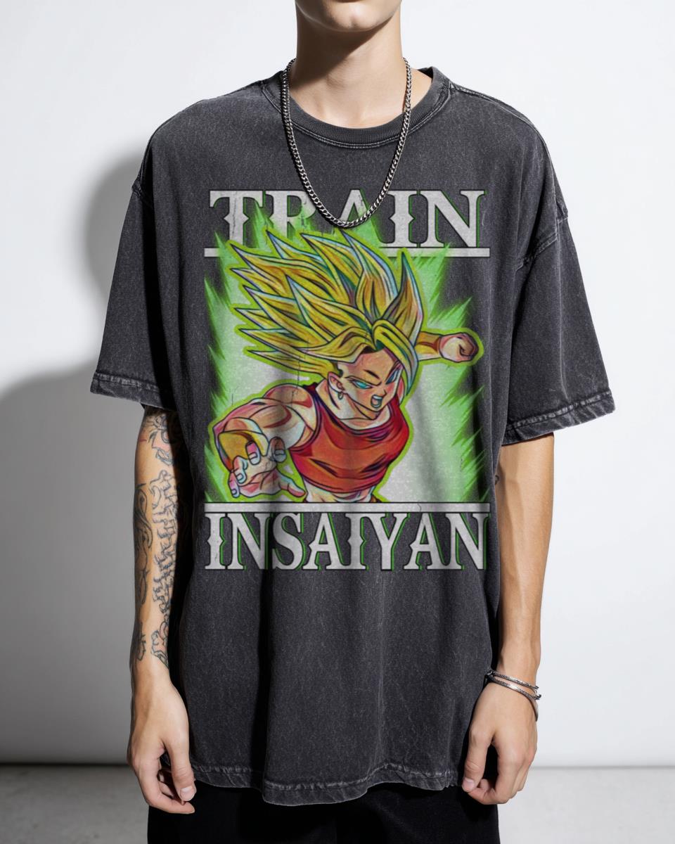 Train Insaiyan Kale Super Saiyan Anime T-Shirt - Dragon Ball Z Gym Workout