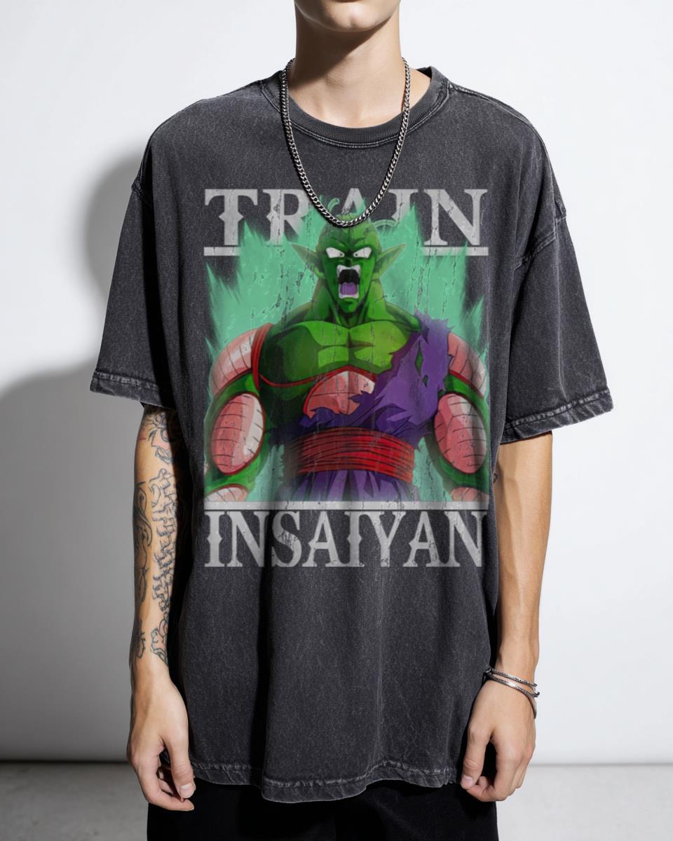 Train Insaiyan Piccolo Anime T-Shirt - Dragon Ball Z Namekian Gym