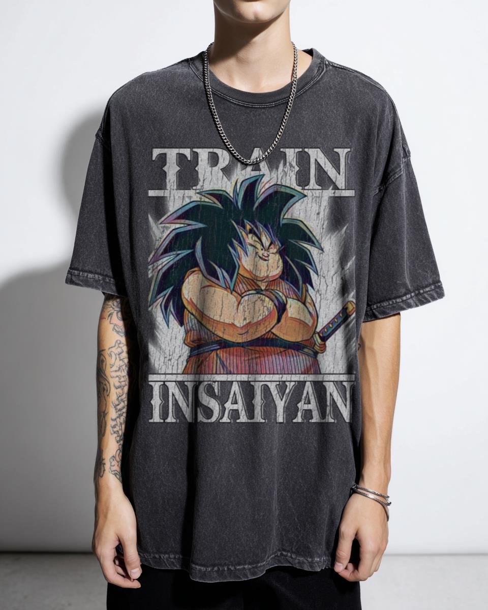 Train Insaiyan Yajirobe Dragon Ball Z Funny Anime Tee