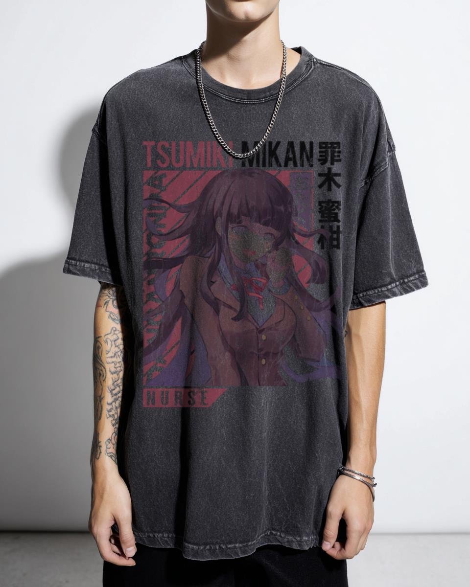Tsumiki Mikan Danganronpa T-Shirt | Anime Girl Graphic Tee