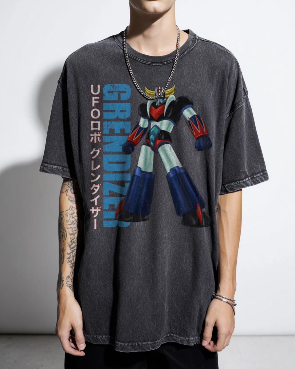 UFO Robot Grendizer Goldorak Goldrake T-Shirt - Go Nagai 70s Vintage Mecha Tee