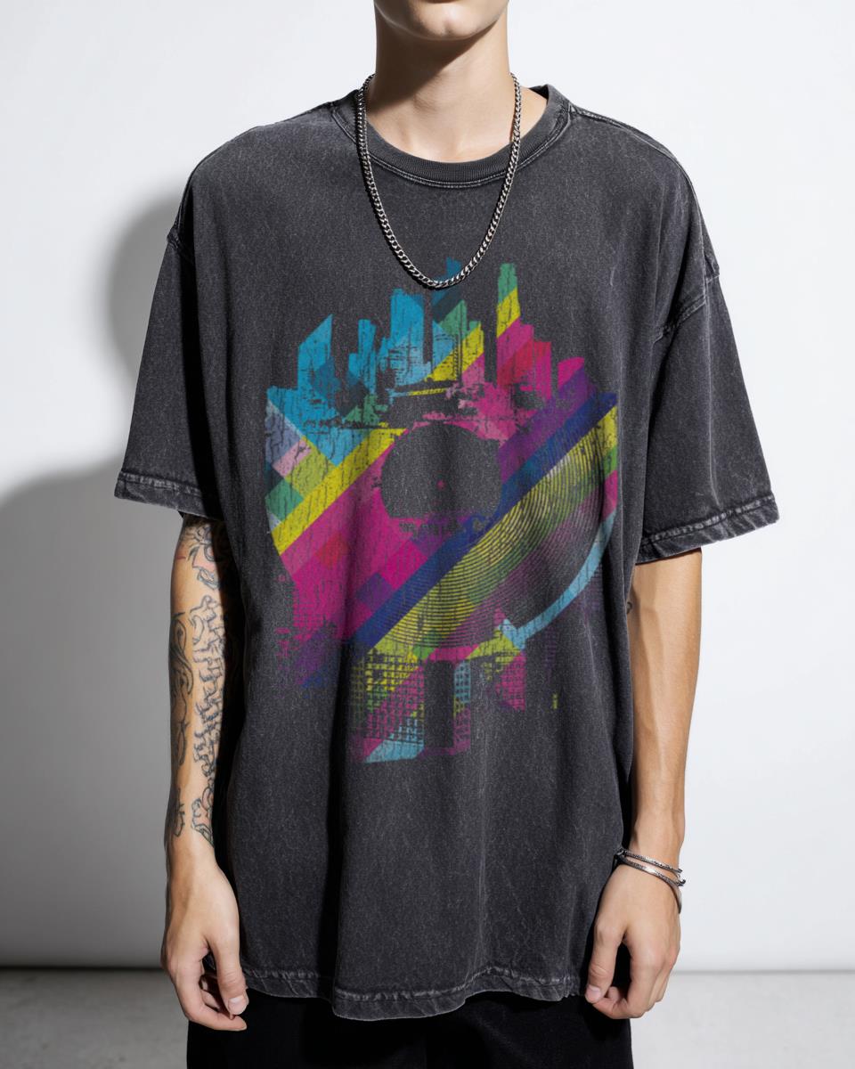 Urban Vinyl Tee | DJ Electronic Music Culture Graphic Shirt