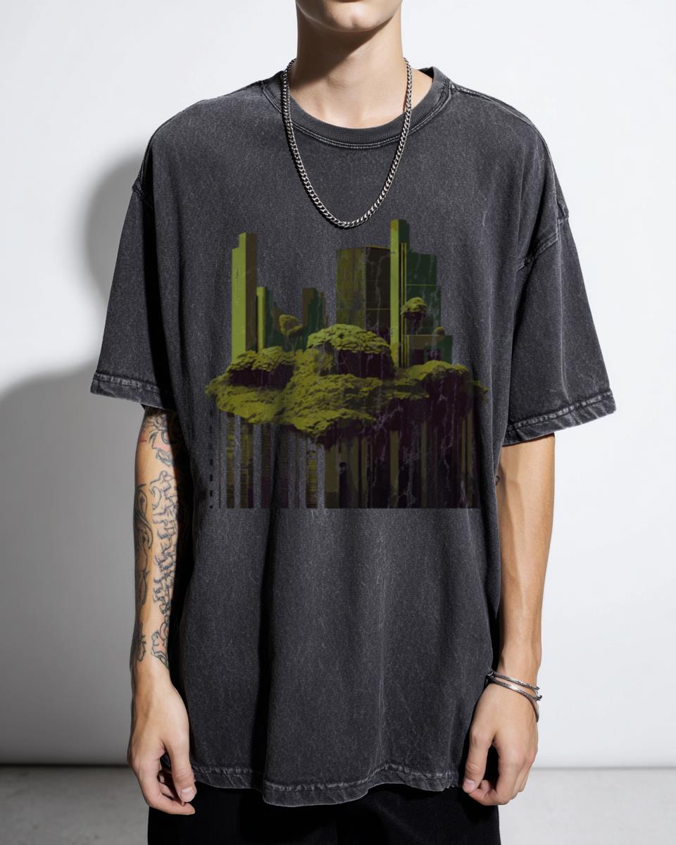 Urbanistics Eco City Architecture T-Shirt - Green City Urbanism Design Unisex