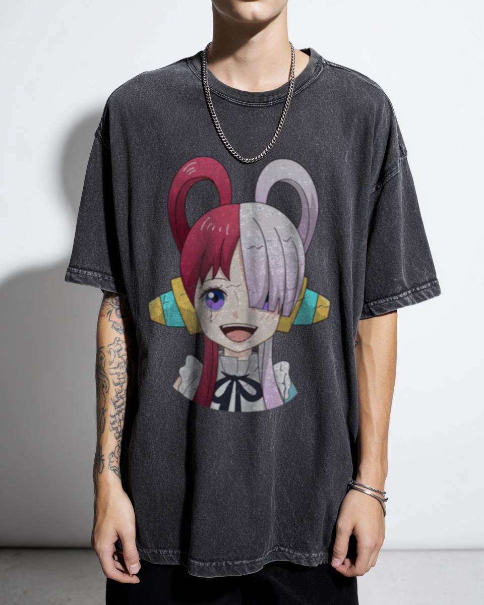 Uta One Piece Chibi Tee | Cute Fanart Anime Graphic Shirt