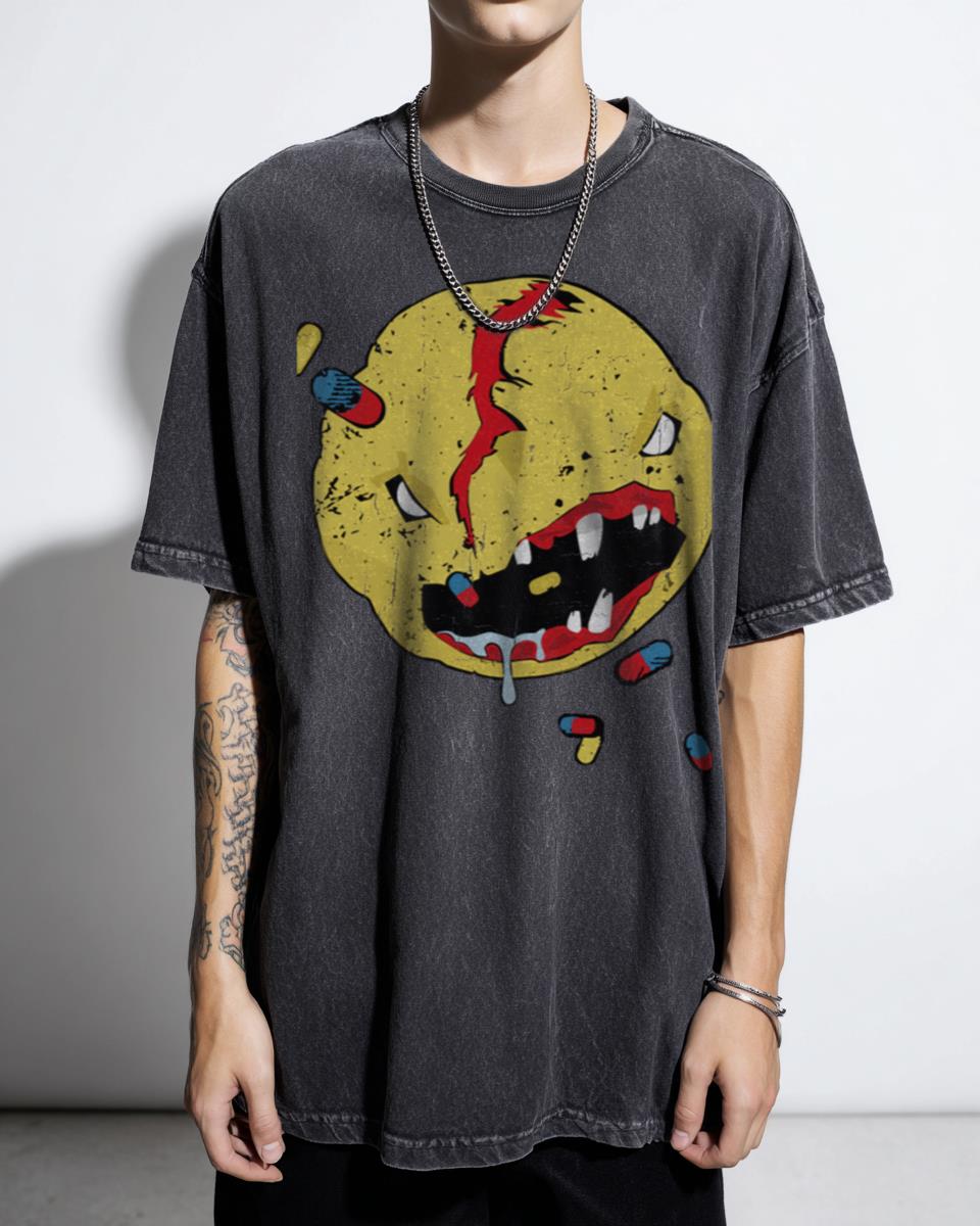 V's Pills Cyberpunk Graphic T-Shirt - Retro Gaming Sci-Fi Fan Unisex