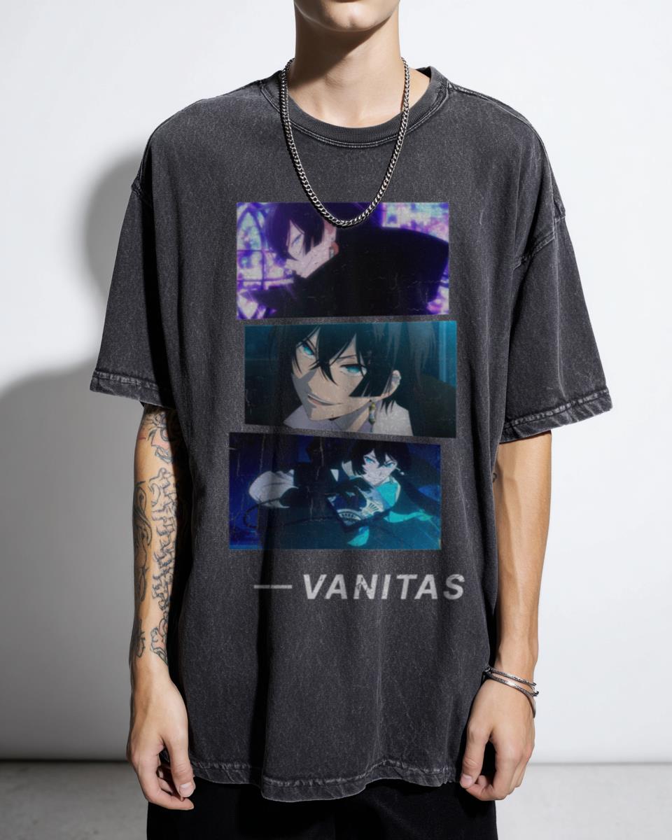 Vanitas Cuts T-Shirt | The Case Study of Vanitas Anime Fan Tee