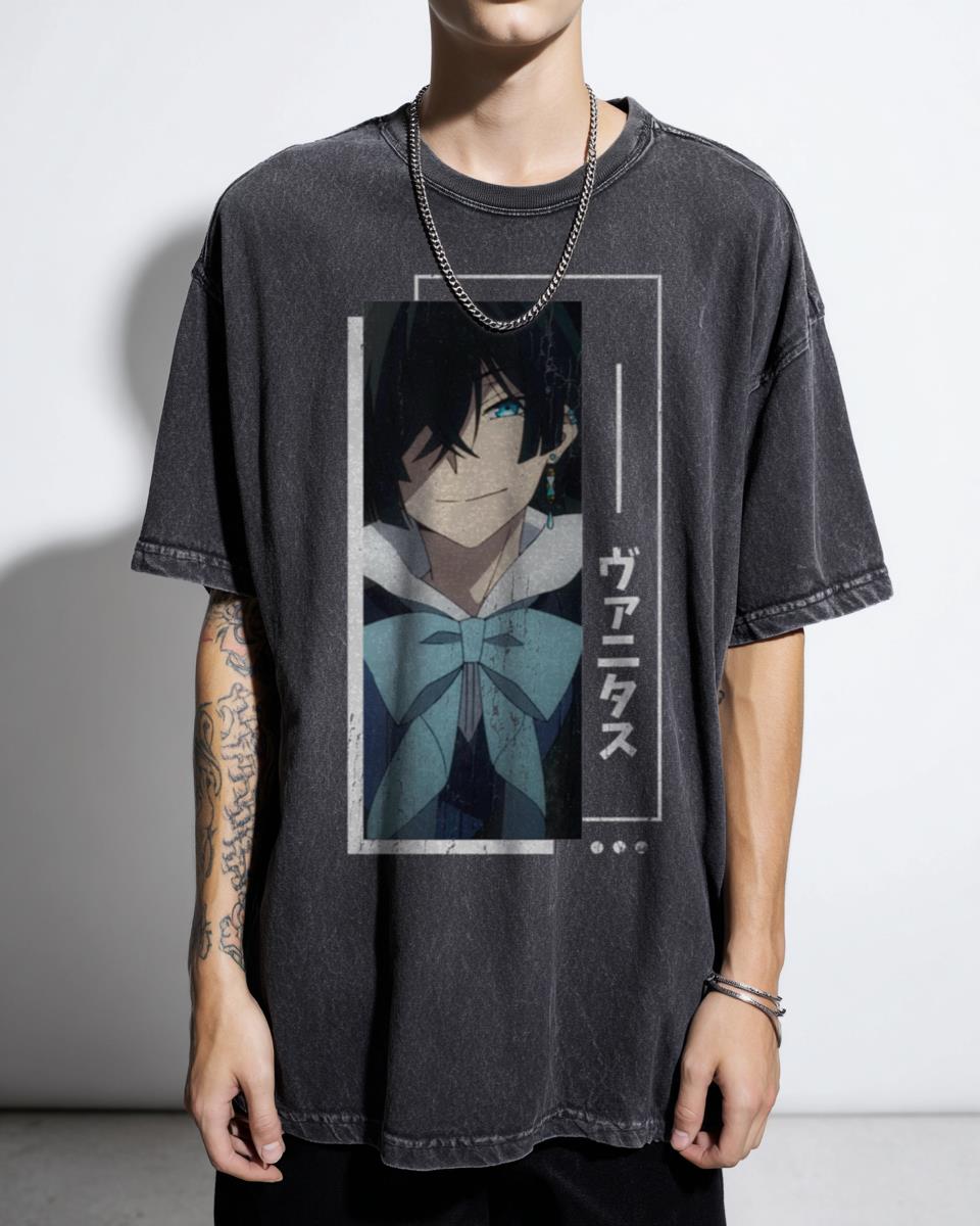 Vanitas Kanji The Case Study of Vanitas T-Shirt - Anime Shonen Vampire