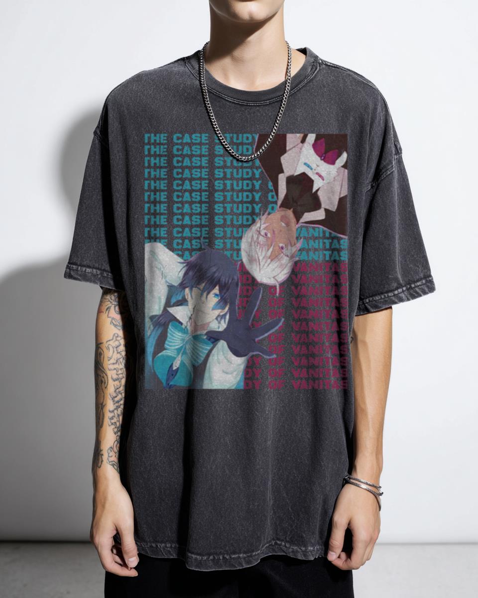 Vanitas & Noé The Case Study of Vanitas Anime T-Shirt - Shonen Manga Vampire Fan Tee