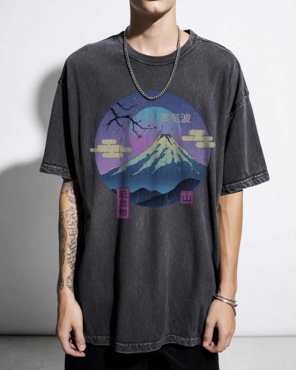 Vapor Landscape T-Shirt | Retro Vaporwave Japanese Aesthetic Tee