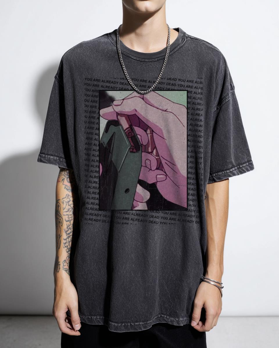 Vaporwave 'YOU ARE ALREADY DEAD' Anime Aesthetic T-Shirt - Tokyo Japan Quote