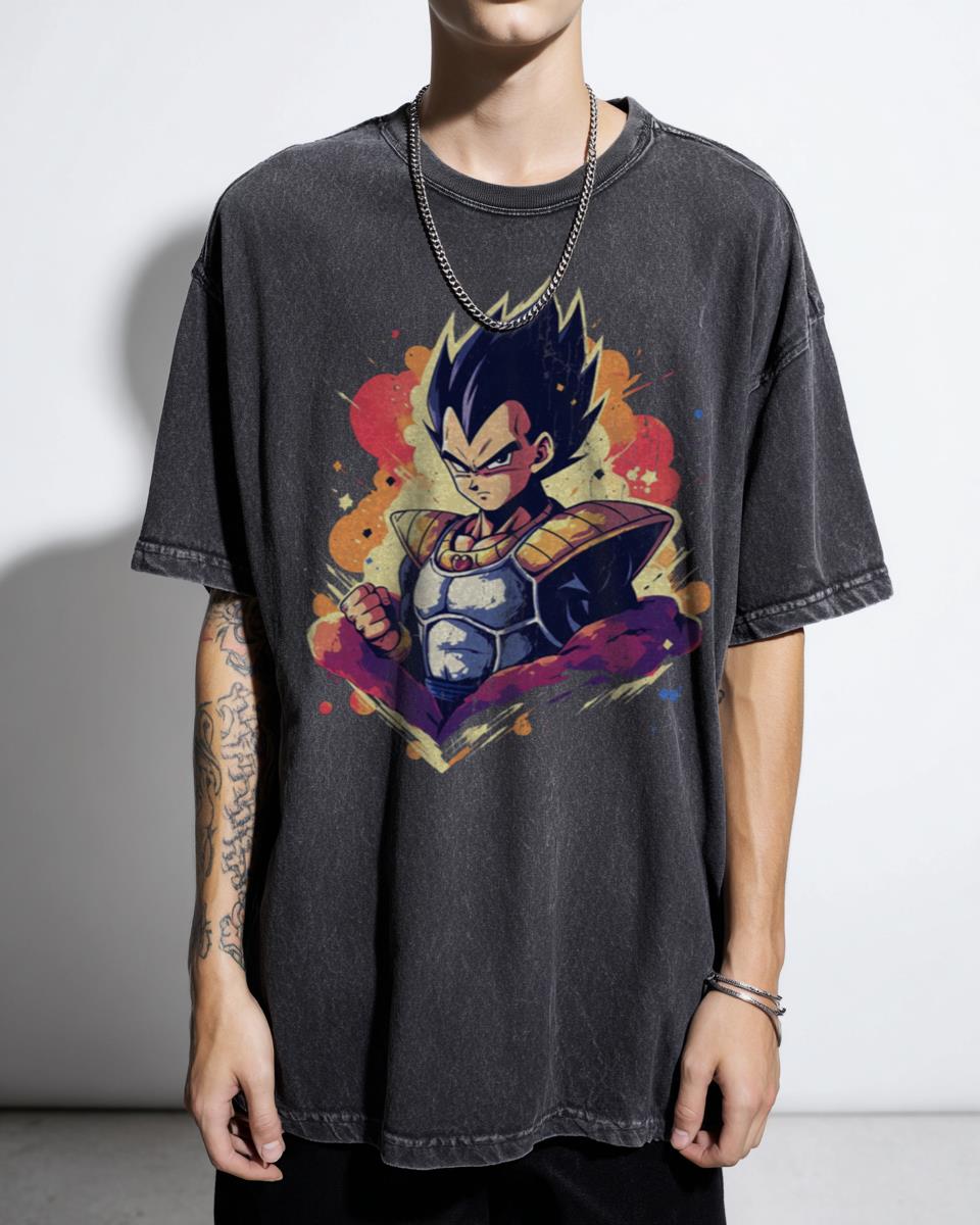 Vegeta Dragon Ball Z Anime T-Shirt - Super Saiyan Manga Fan Unisex