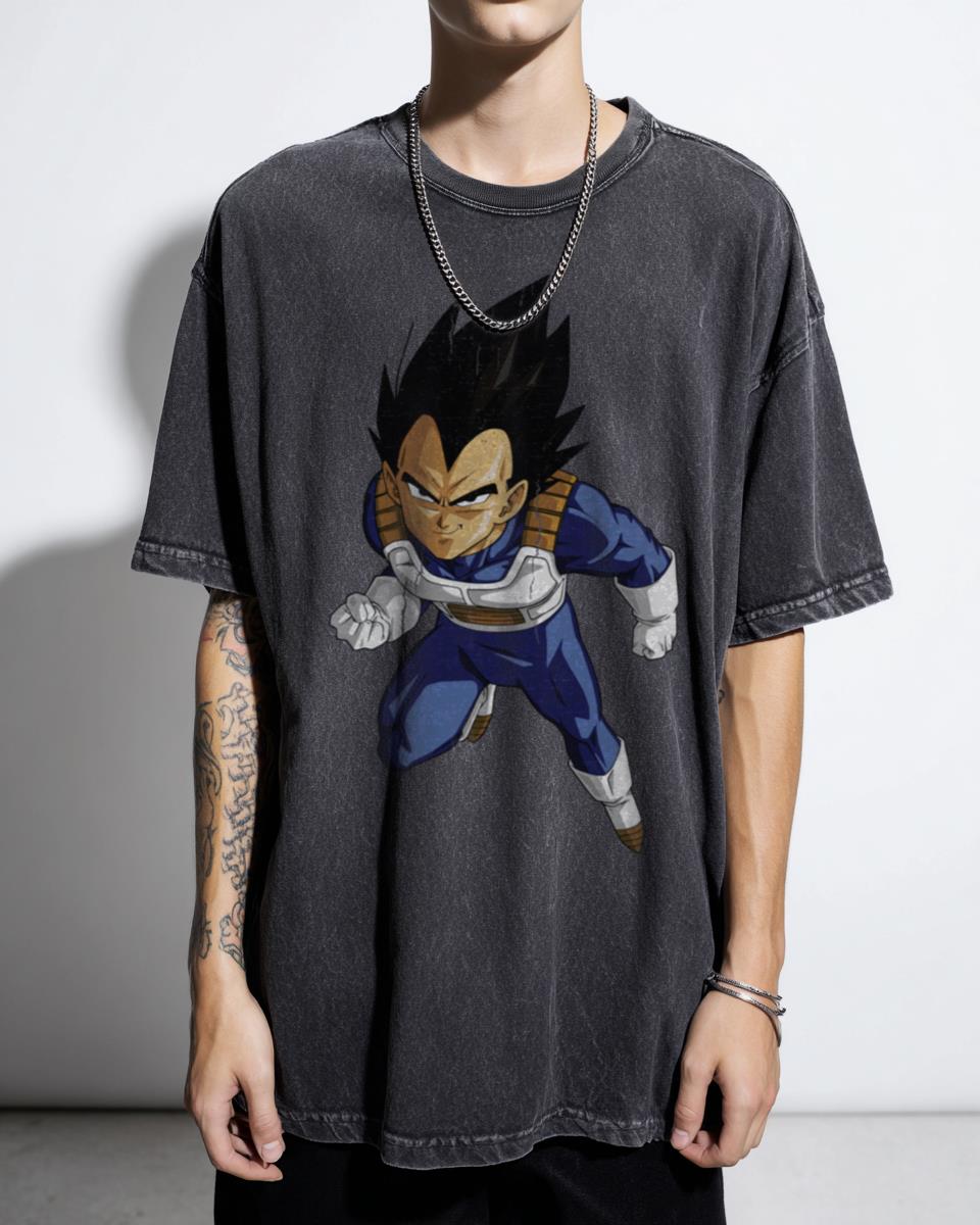 Vegeta Saiyan Prince Anime T-Shirt - Dragon Ball Z Gym Workout