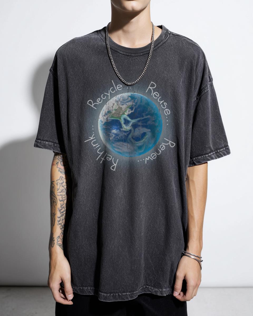 Vibrant 'Save the Planet' Eco Activist T-Shirt - Green Earth Lifestyle Unisex