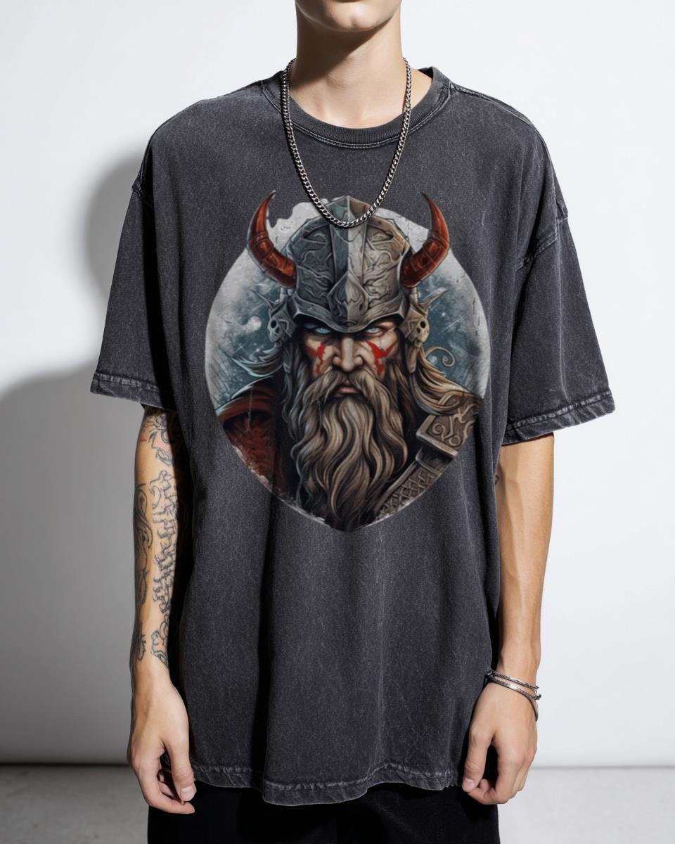 Viking Warrior Northern Exposure Norse Mythology T-Shirt - Scandinavian Heritage Unisex