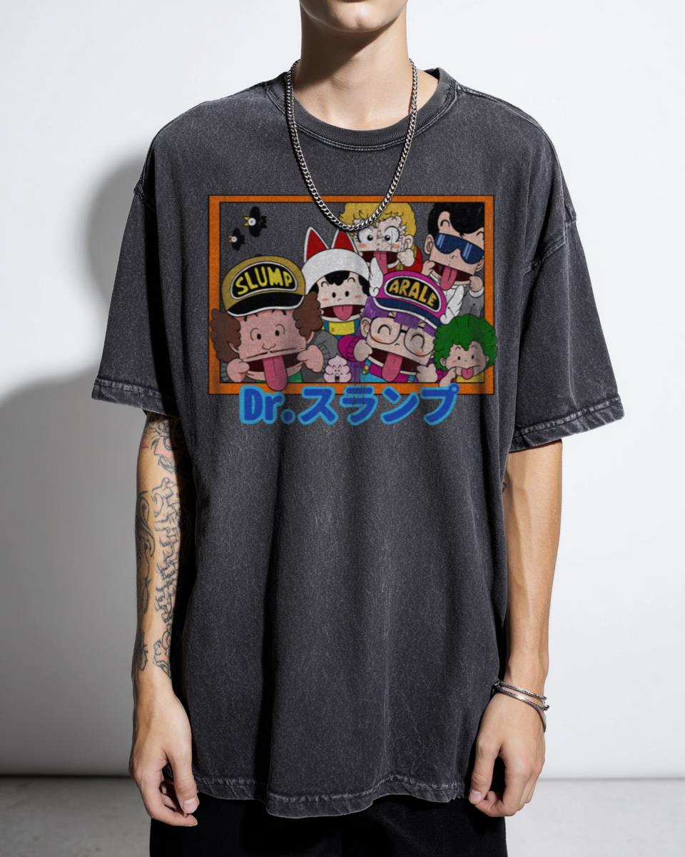 Vintage Dr. Slump & Arale-chan Anime Graphic T-Shirt - Akira Toriyama Manga Fan