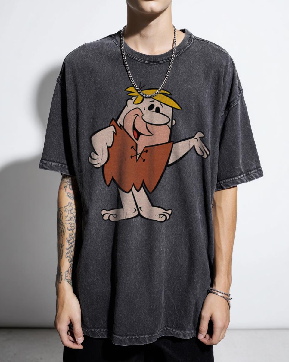 Vintage Flintstones Animated Sitcom T-Shirt - Retro Fred Barney Cartoon Fan