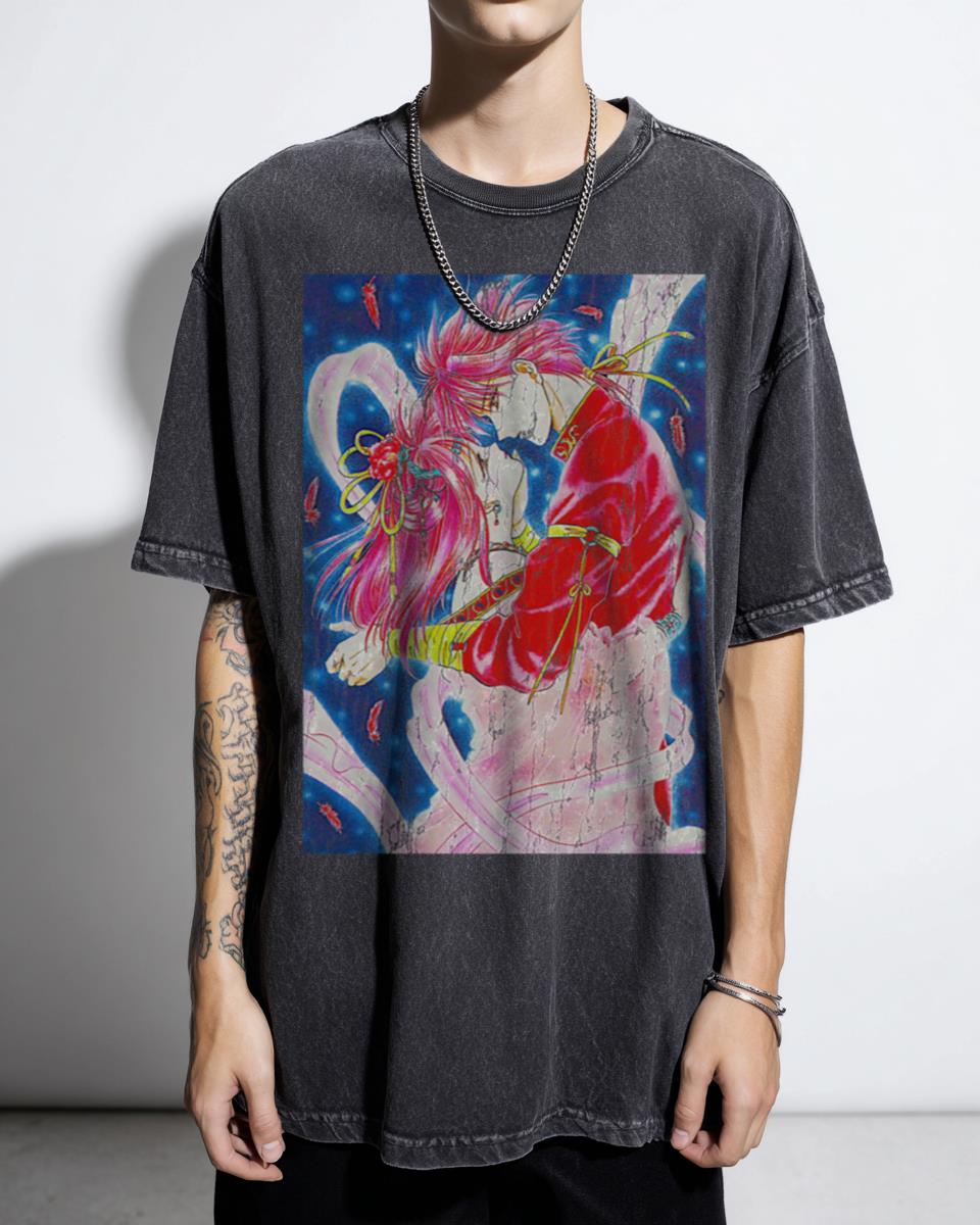 Vintage Fushigi Yuugi Love 90s Anime T-Shirt - Shojo Manga Harajuku Unisex