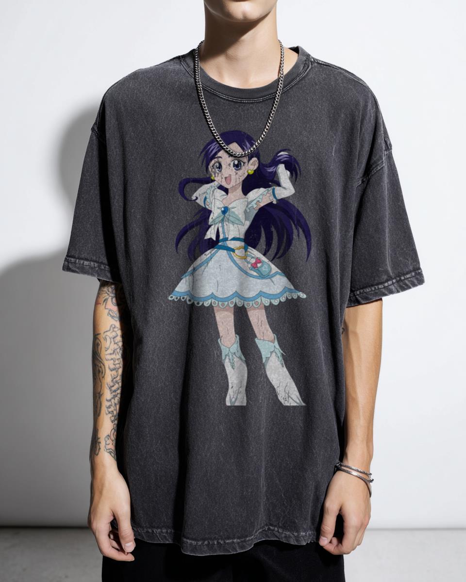 Vintage Futari wa Precure T-Shirt - Cure White Yukishiro Honoka Anime Fan