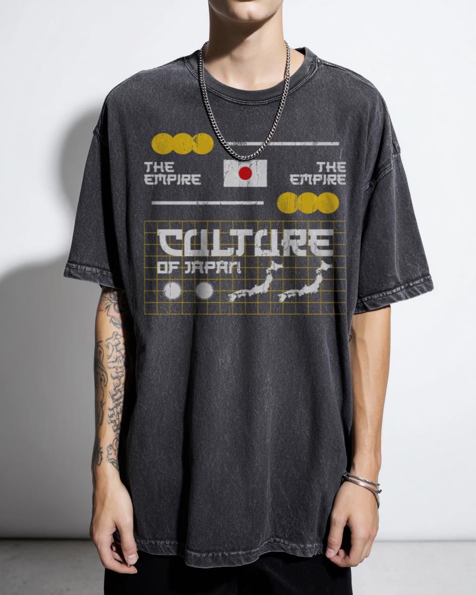 Vintage Japanese Empire Culture Retro Anime T-Shirt - Kaiju Movie Fan