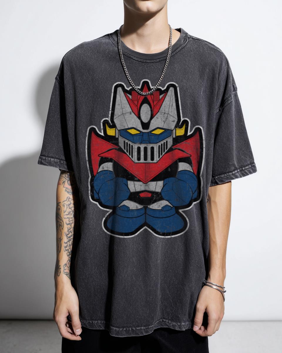 Vintage Shogun Z Mazinger Robot Anime T-Shirt - 70s Japanese Mecha Warrior