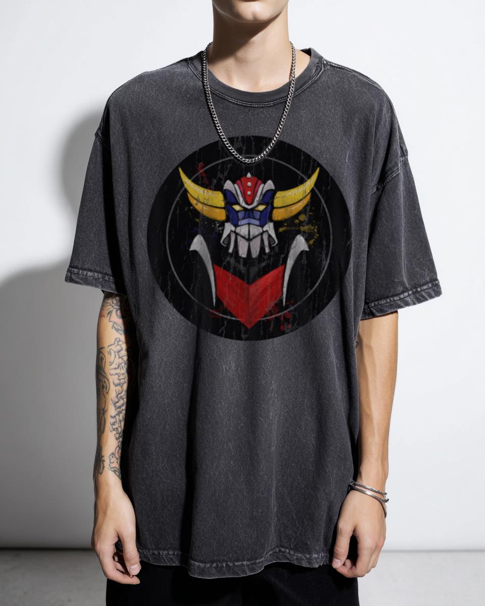 Vintage UFO Robot Grendizer Anime T-Shirt - 80s Go Nagai Mecha Goldrake Tee