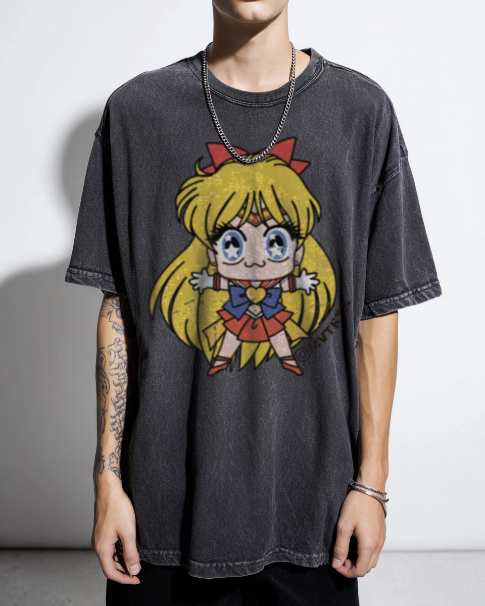 VINUS Cute Chibi Anime Food T-Shirt - Kawaii Comics Fan Apparel