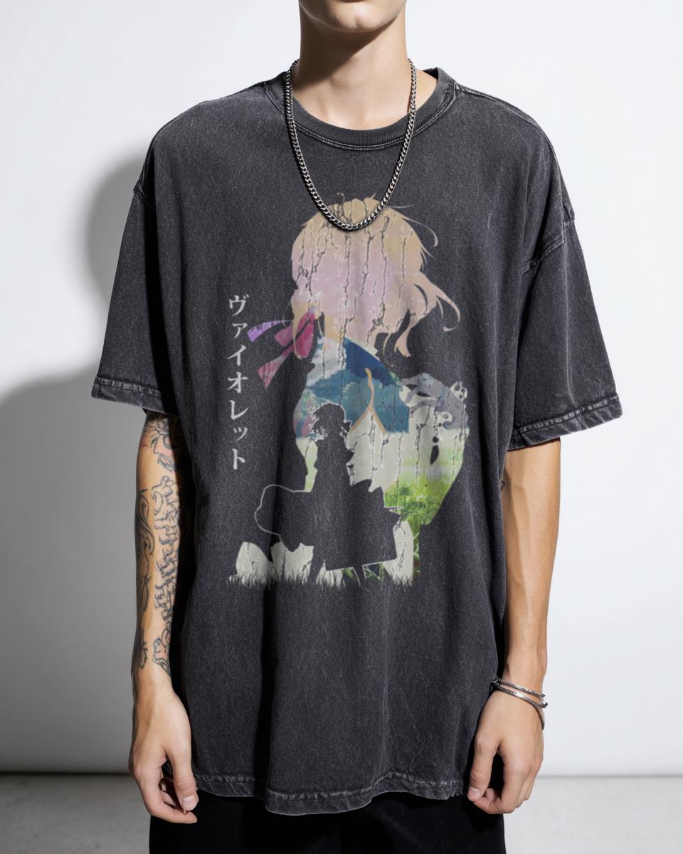 Violet Evergarden Elegance Anime T-Shirt - Auto Memory Doll Claudia Hodgins Fan