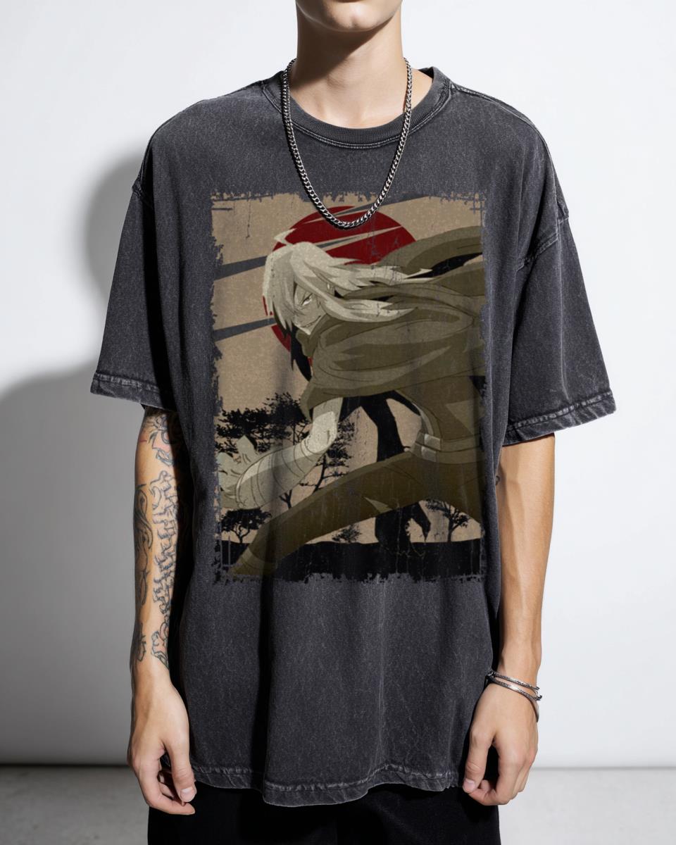 Viral Gurren Lagann Retro Landscape Anime T-Shirt - Japanese Fanart Unisex