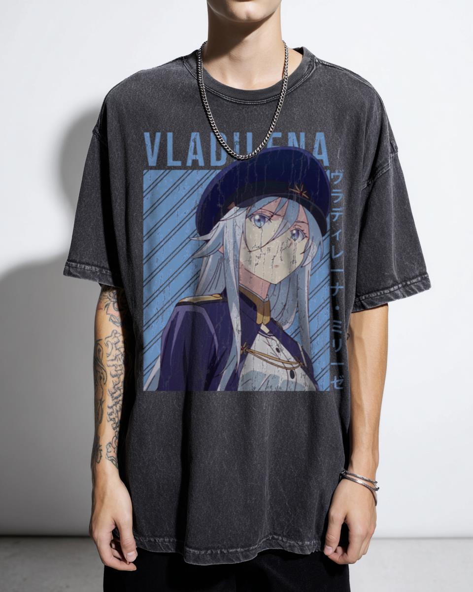 Vladilena Milize 86 Eighty Six Anime T-Shirt - Light Novel Manga Fan Art Tee